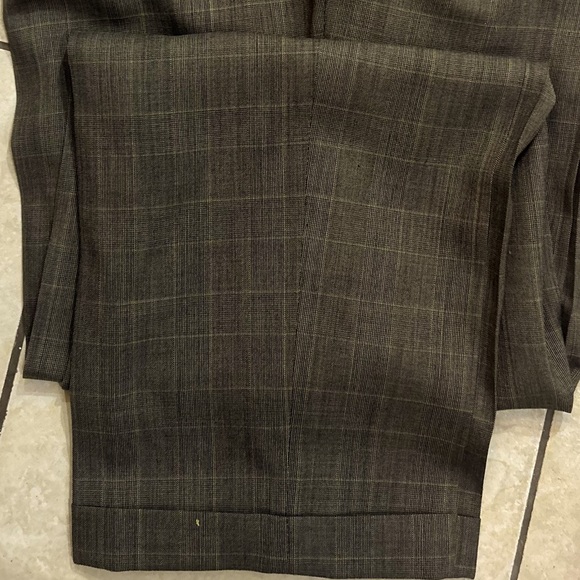 💫VINTAGE Hugo Boss Al Capone Catania 100% Virgin Wool Checked Men’s Suit - Picture 8 of 15